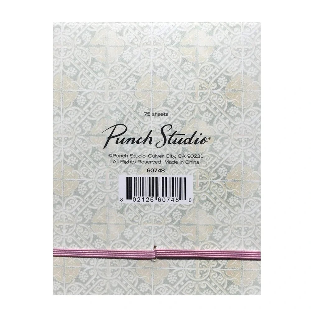 Punch Studio Botanical Bungee Pop Up Mini Pocket Gold Foil Gem Notepad (60748)